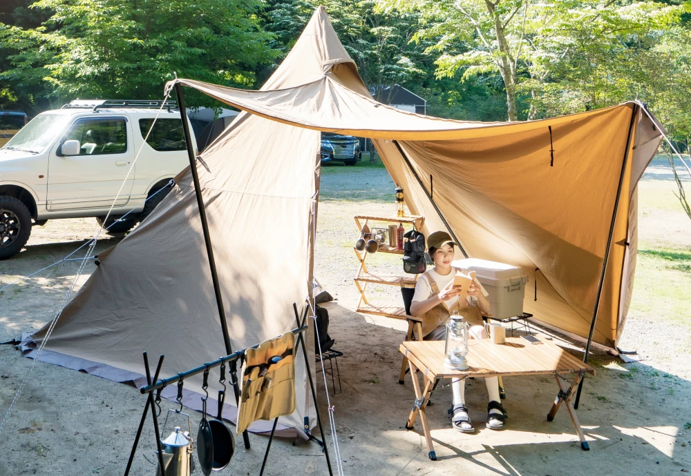 pyramid style tent